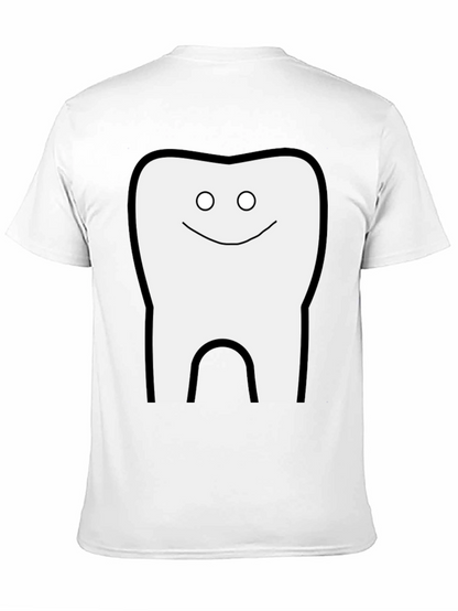 Funny Tooth Graphic Black T-Shirt