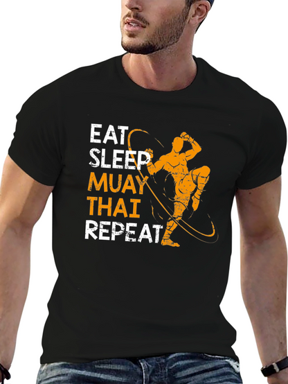 Eat Sleep Muay Thai Repeat T-Shirt