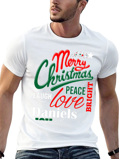 Merry Christmas Personalized T-Shirt