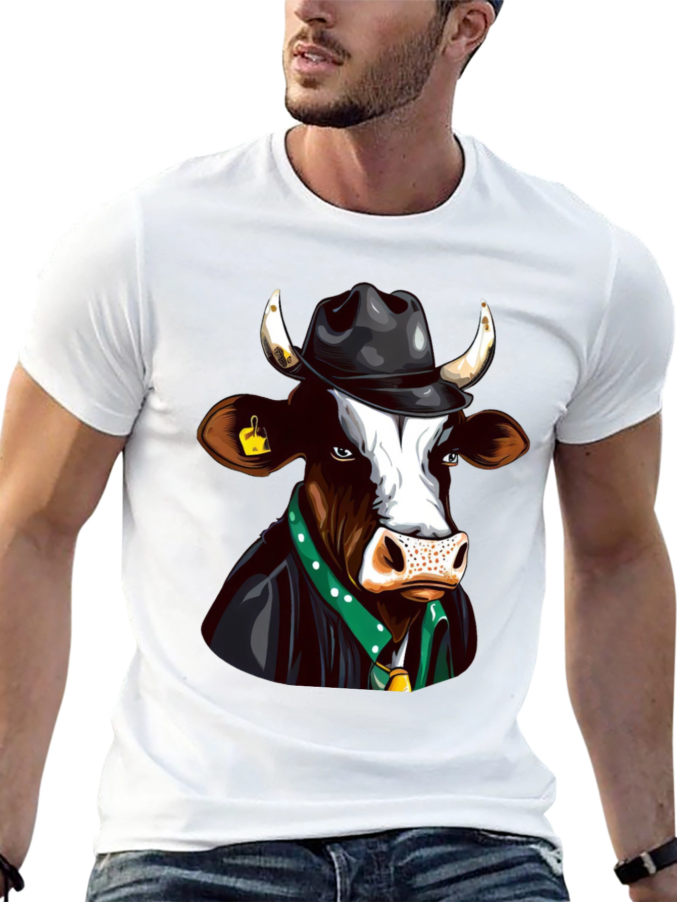 Cow Boss T-Shirt - Unique Graphic Tee
