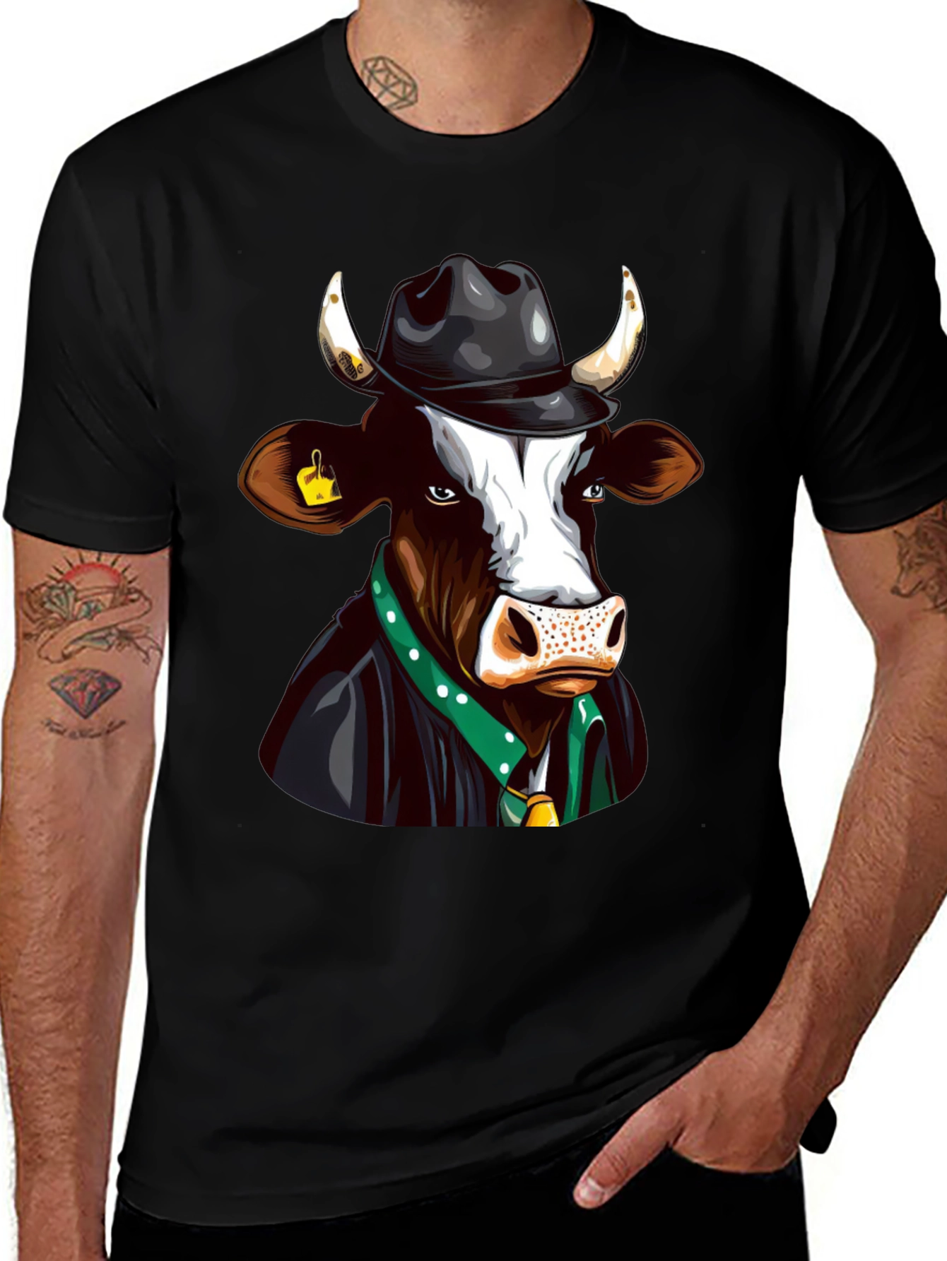Cow Boss T-Shirt - Unique Graphic Tee