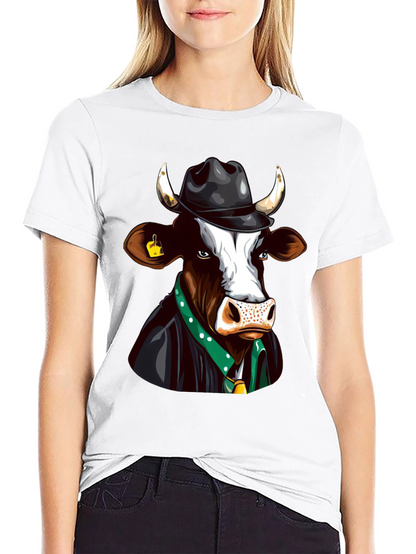 Cow Boss T-Shirt - Unique Graphic Tee