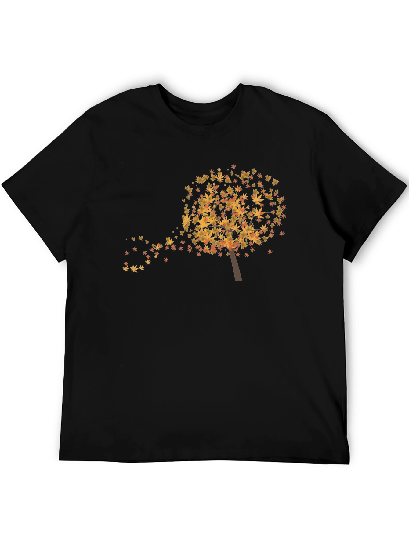 Fall Leaves Tree Graphic T-Shirt - Soft & Stylish