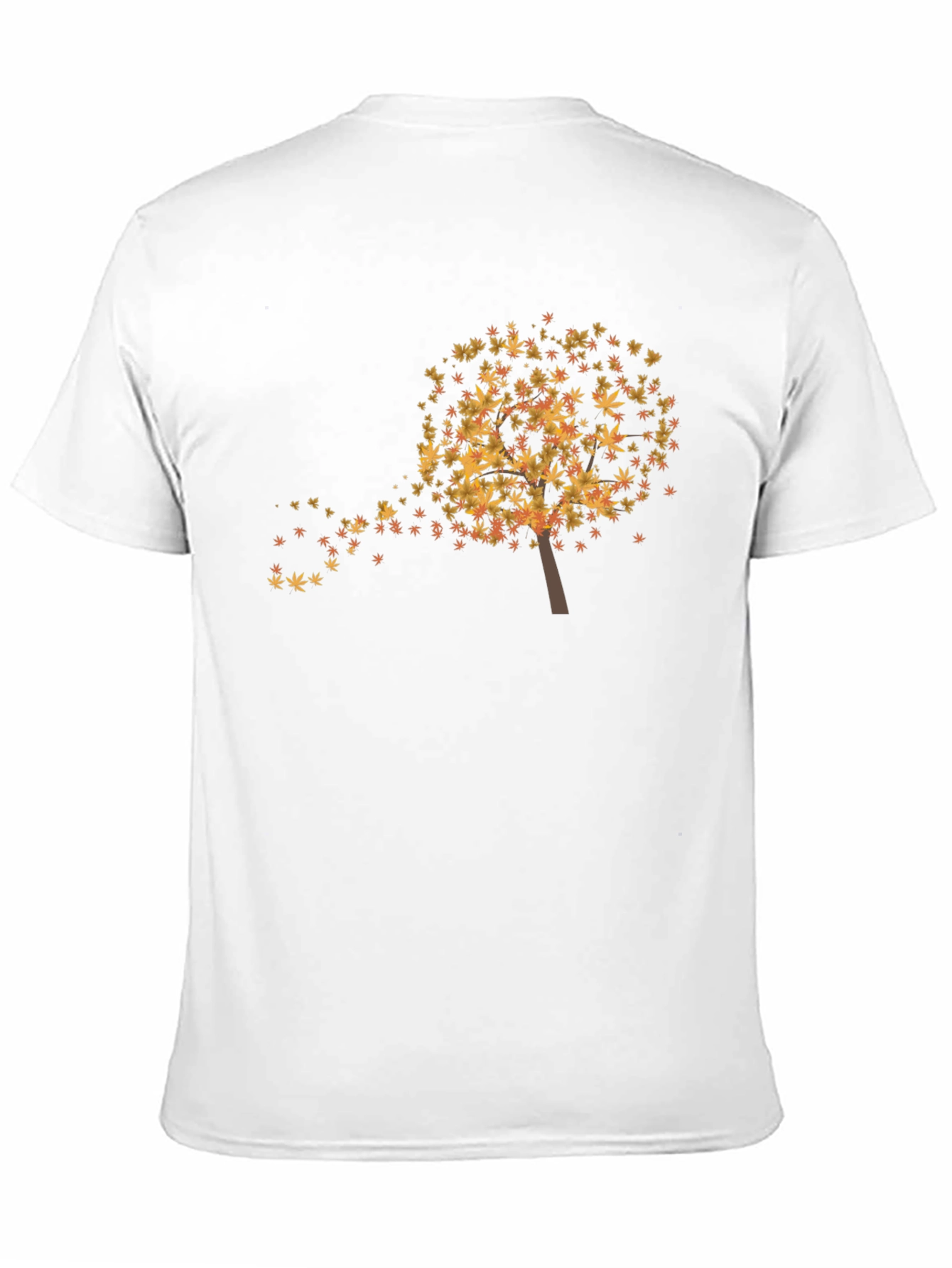 Fall Leaves Tree Graphic T-Shirt - Soft & Stylish