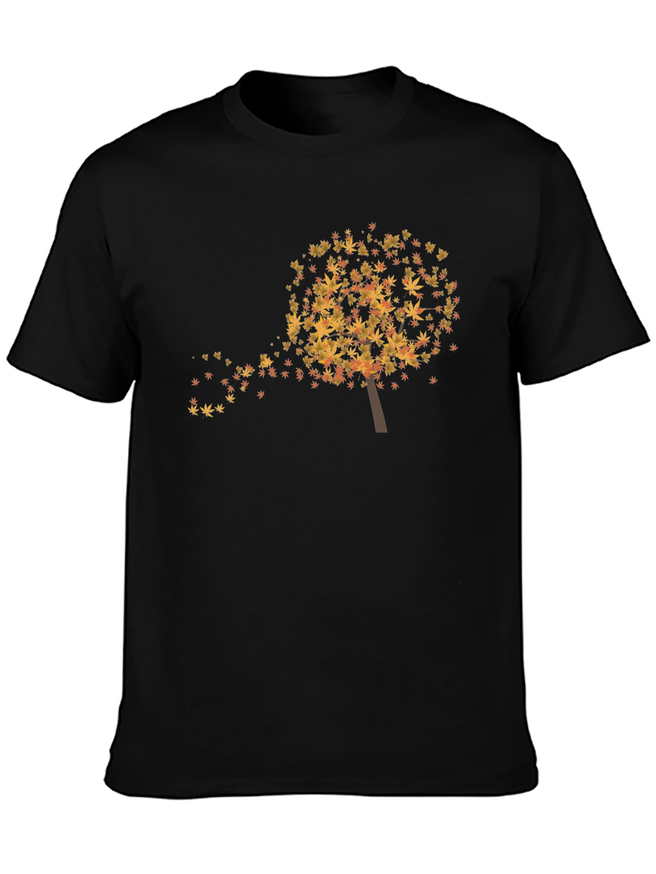 Fall Leaves Tree Graphic T-Shirt - Soft & Stylish