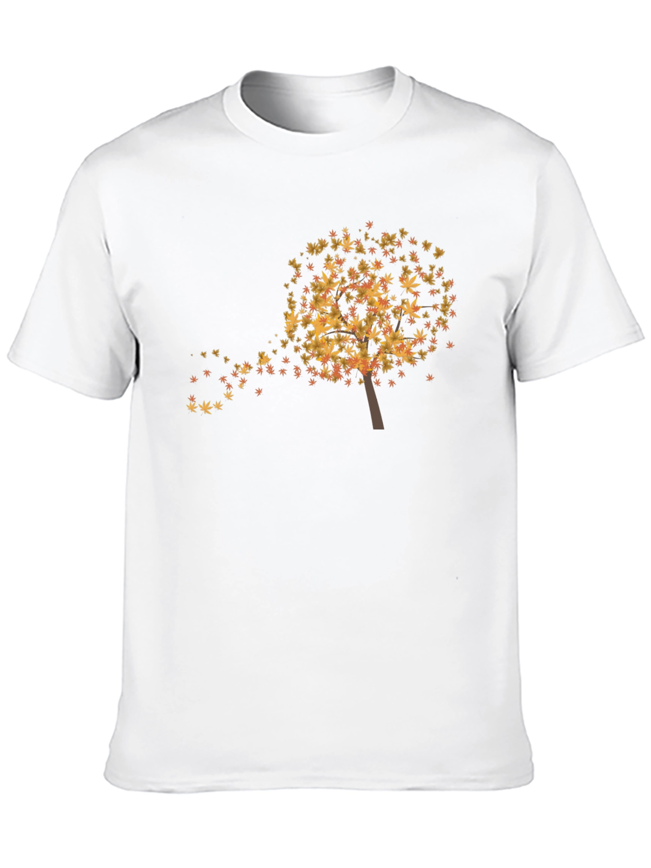Fall Leaves Tree Graphic T-Shirt - Soft & Stylish