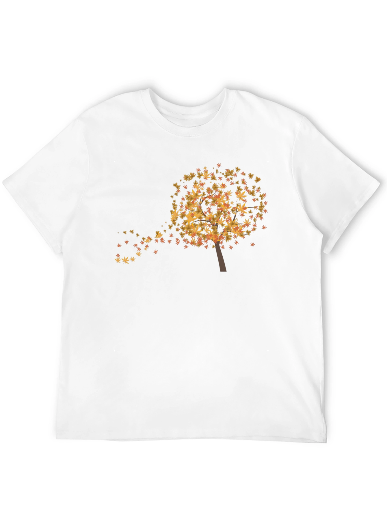 Fall Leaves Tree Graphic T-Shirt - Soft & Stylish