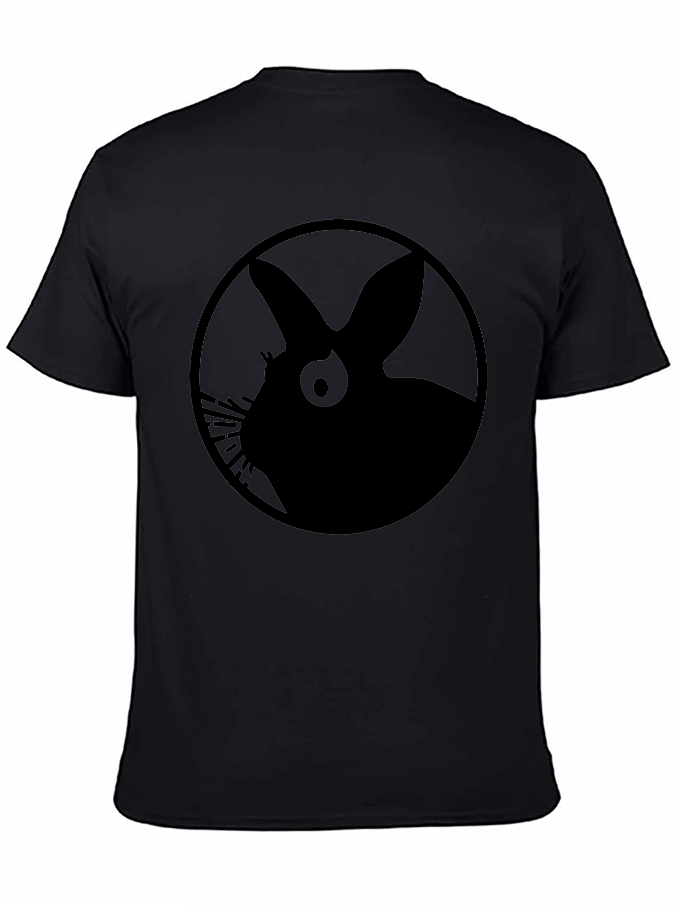 Black Rabbit Silhouette Graphic Tee
