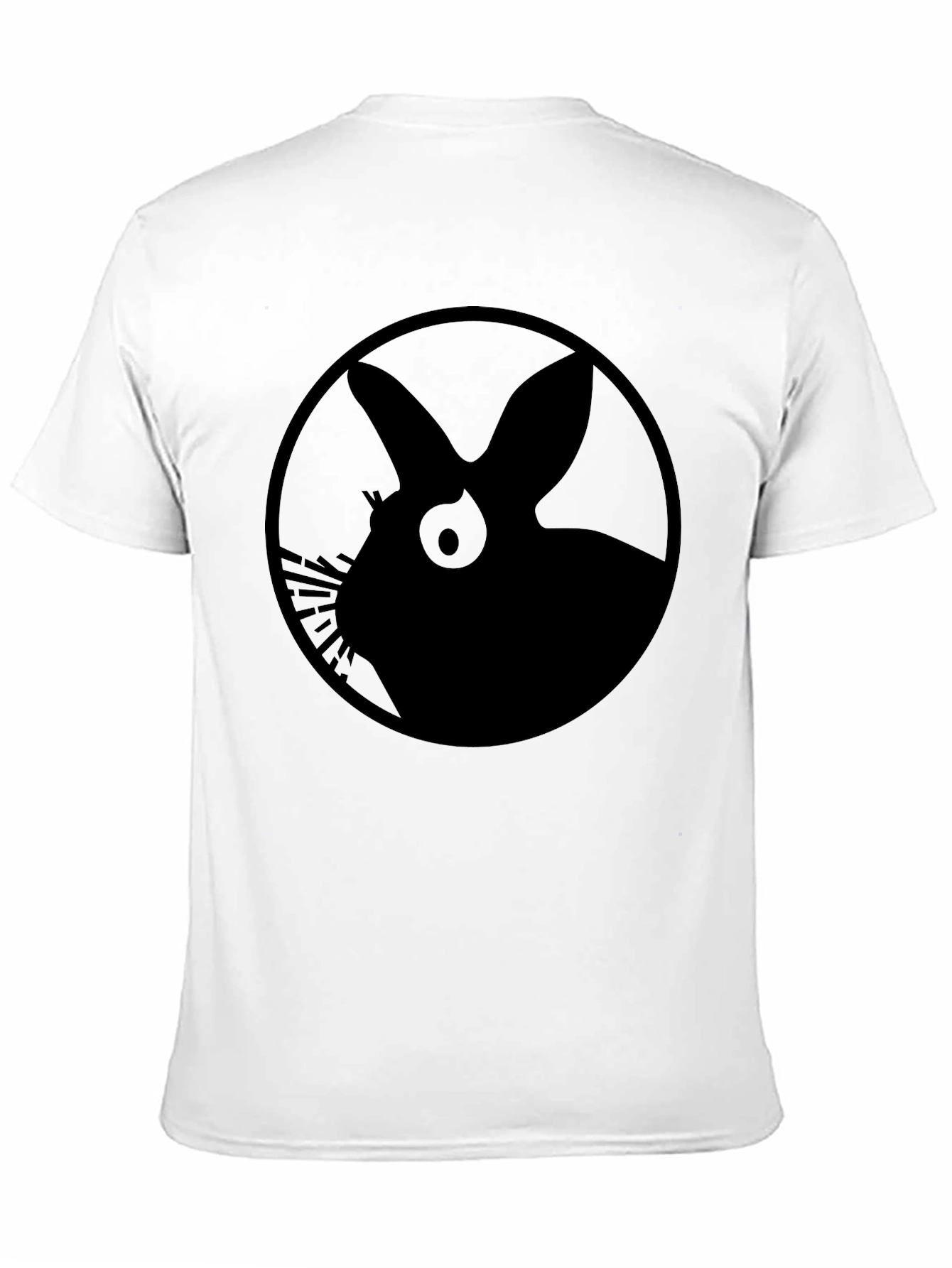 Black Rabbit Silhouette Graphic Tee