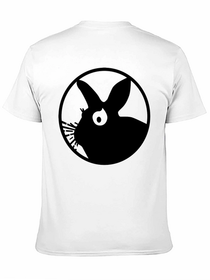 Black Rabbit Silhouette Graphic Tee