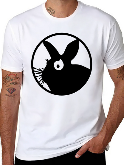Black Rabbit Silhouette Graphic Tee