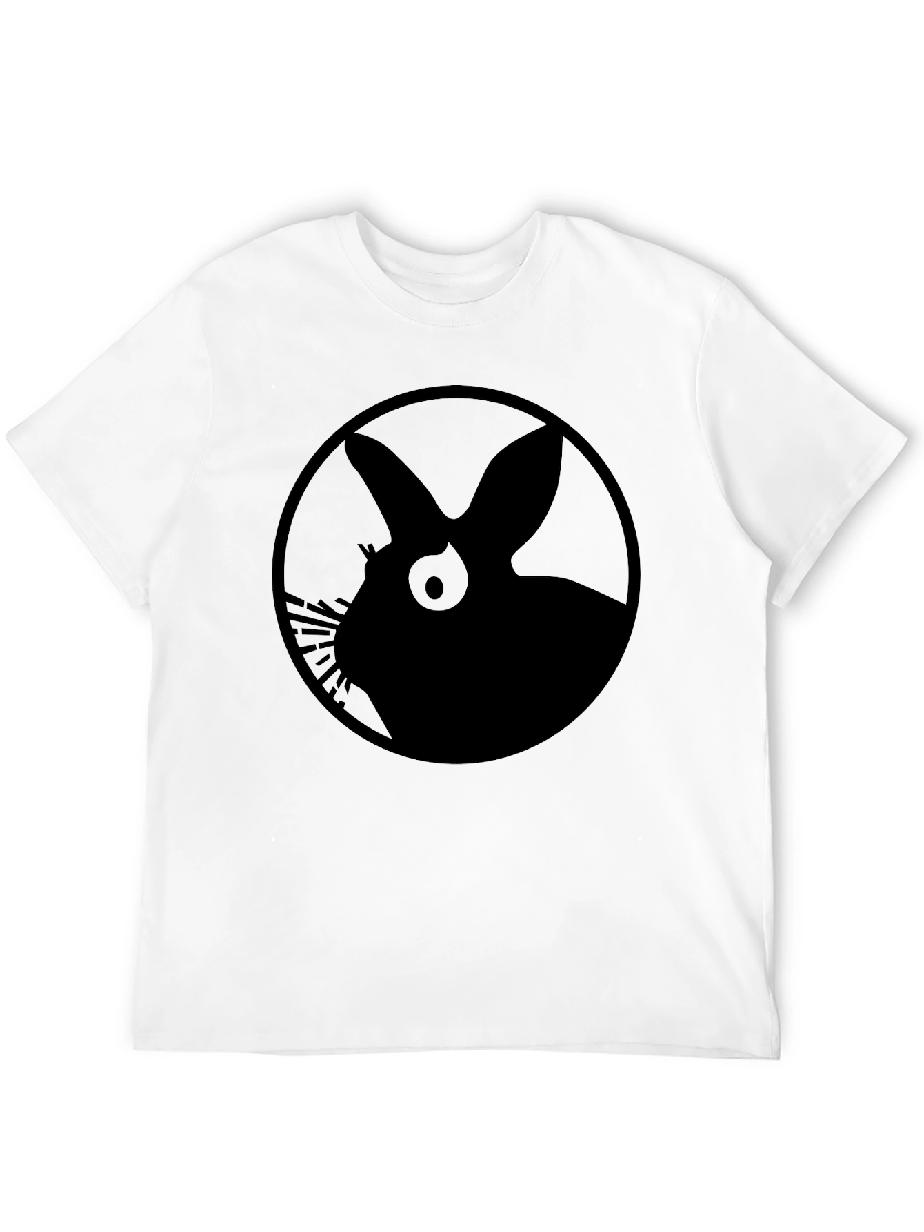 Black Rabbit Silhouette Graphic Tee