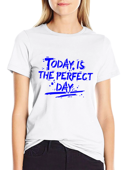 Today is the Perfect Day Graphic Tee - Black
