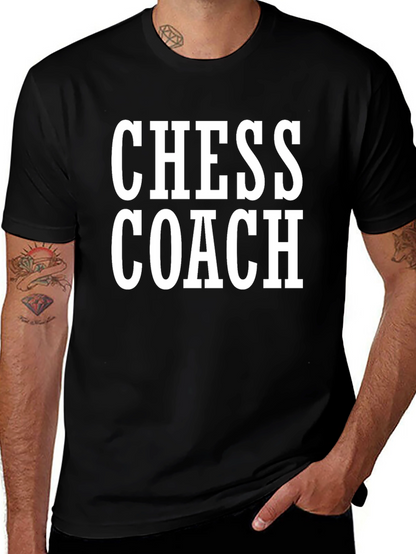 Chess Coach Graphic Tee - Black