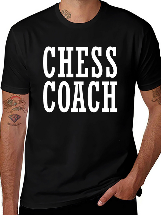 Chess Coach Graphic Tee - Black