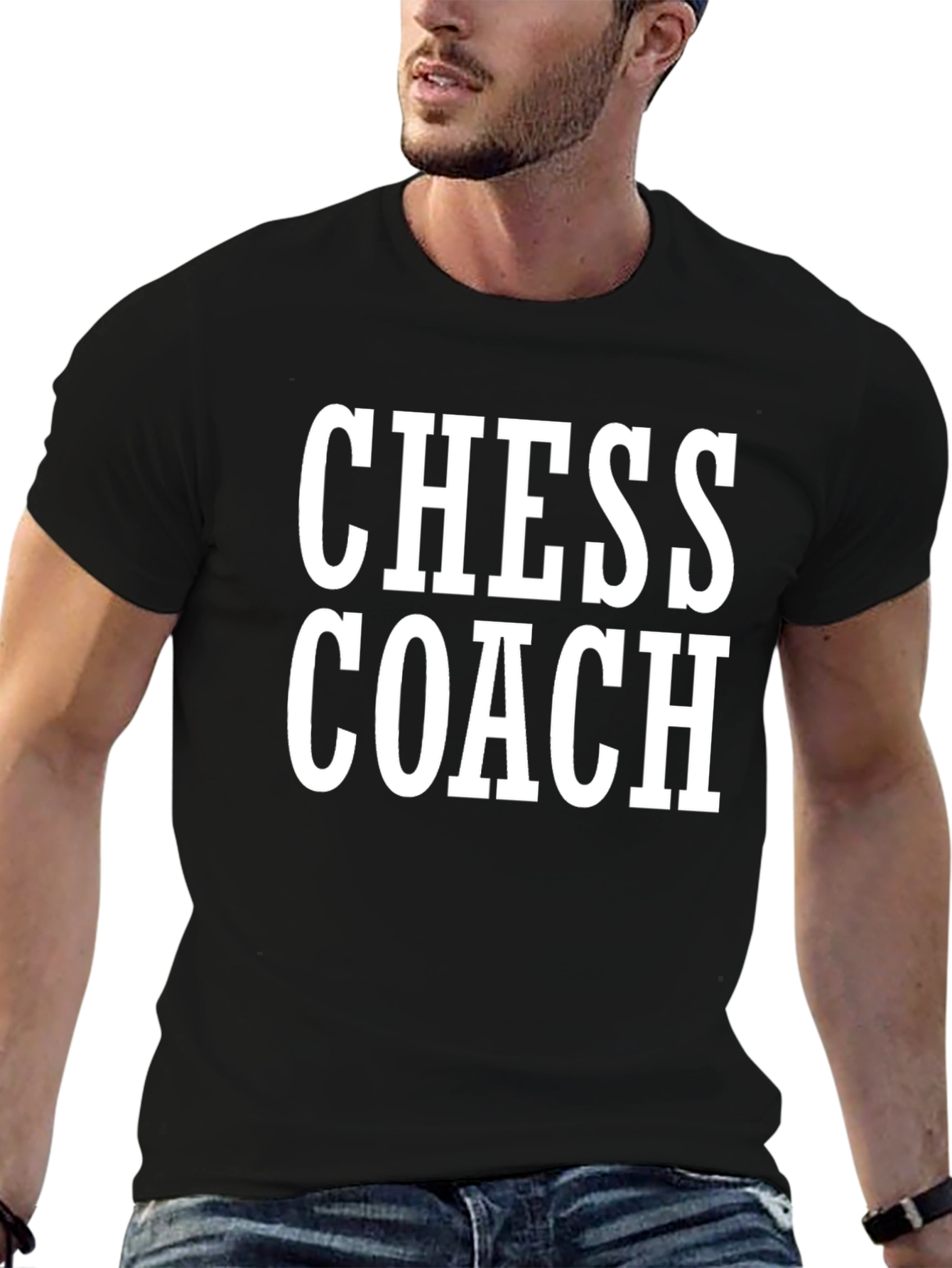 Chess Coach Graphic Tee - Black