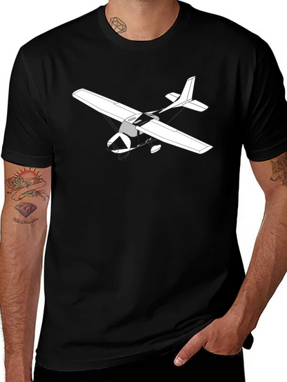 Airplane Graphic Tee - Aviation Enthusiast Shirt