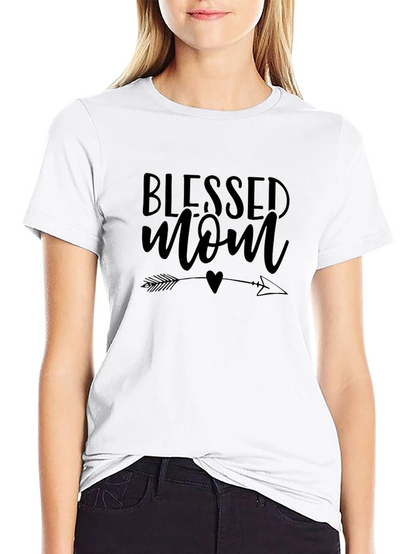 Blessed Mom Graphic T-Shirt - Stylish & Comfortable