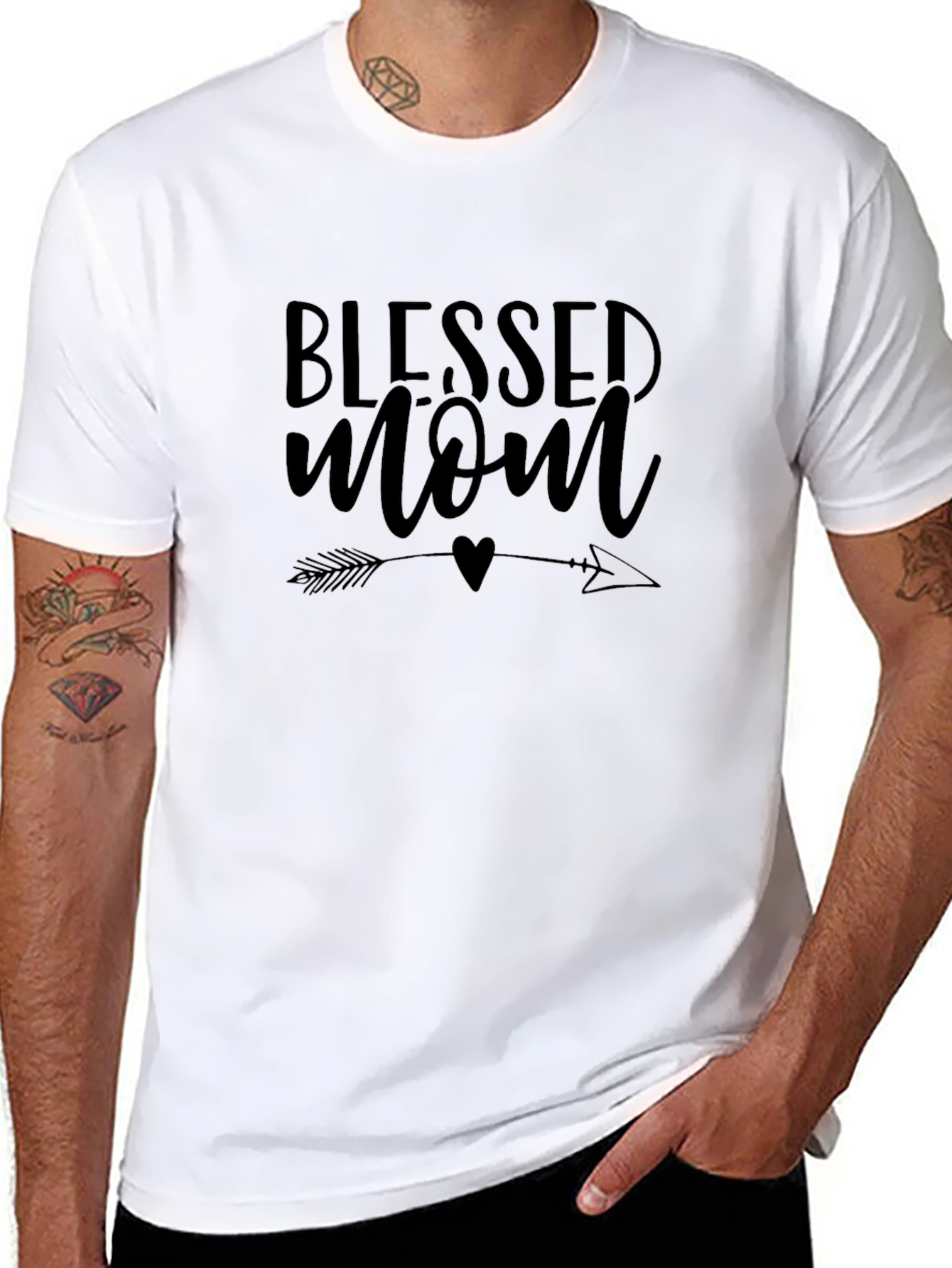 Blessed Mom Graphic T-Shirt - Stylish & Comfortable