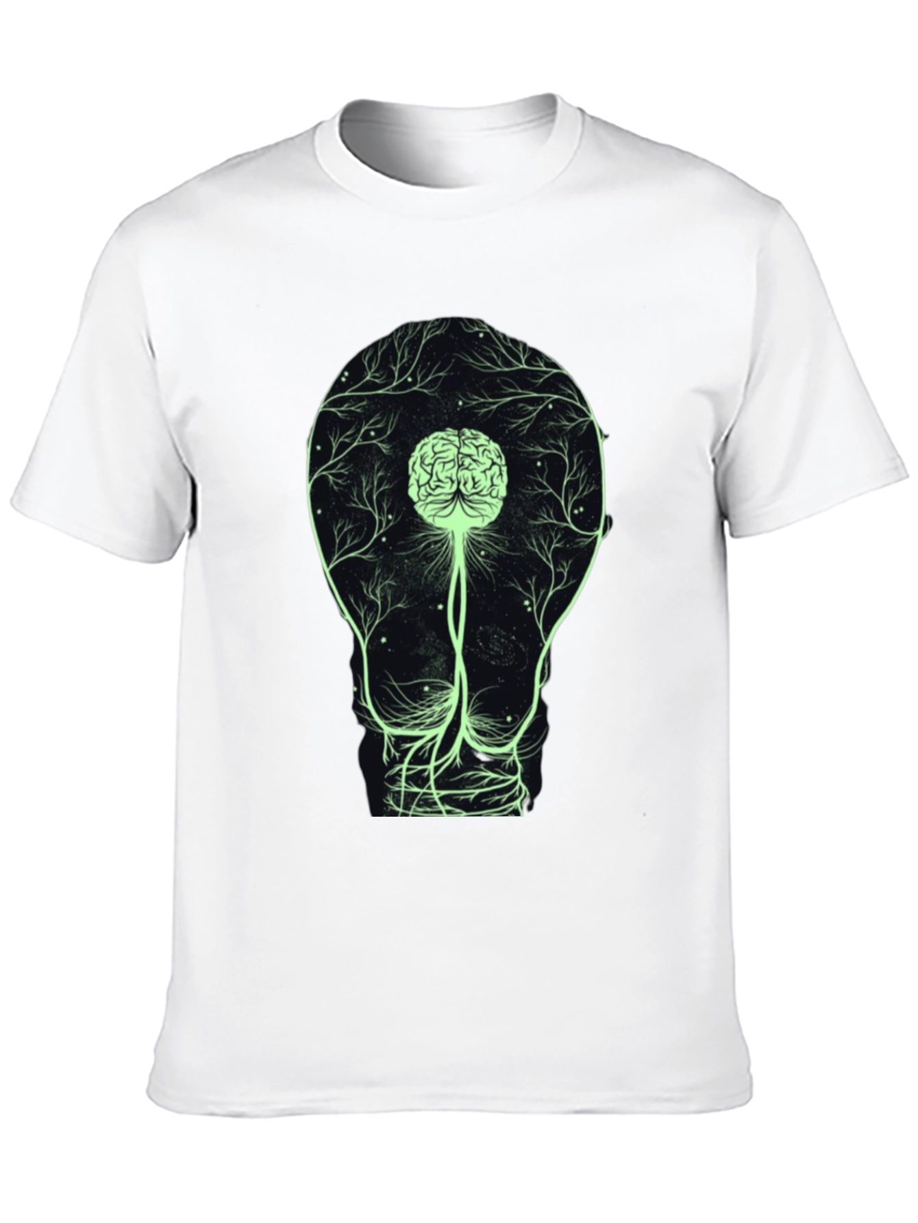 Brain Bulb Tee - Light Up Your Mind