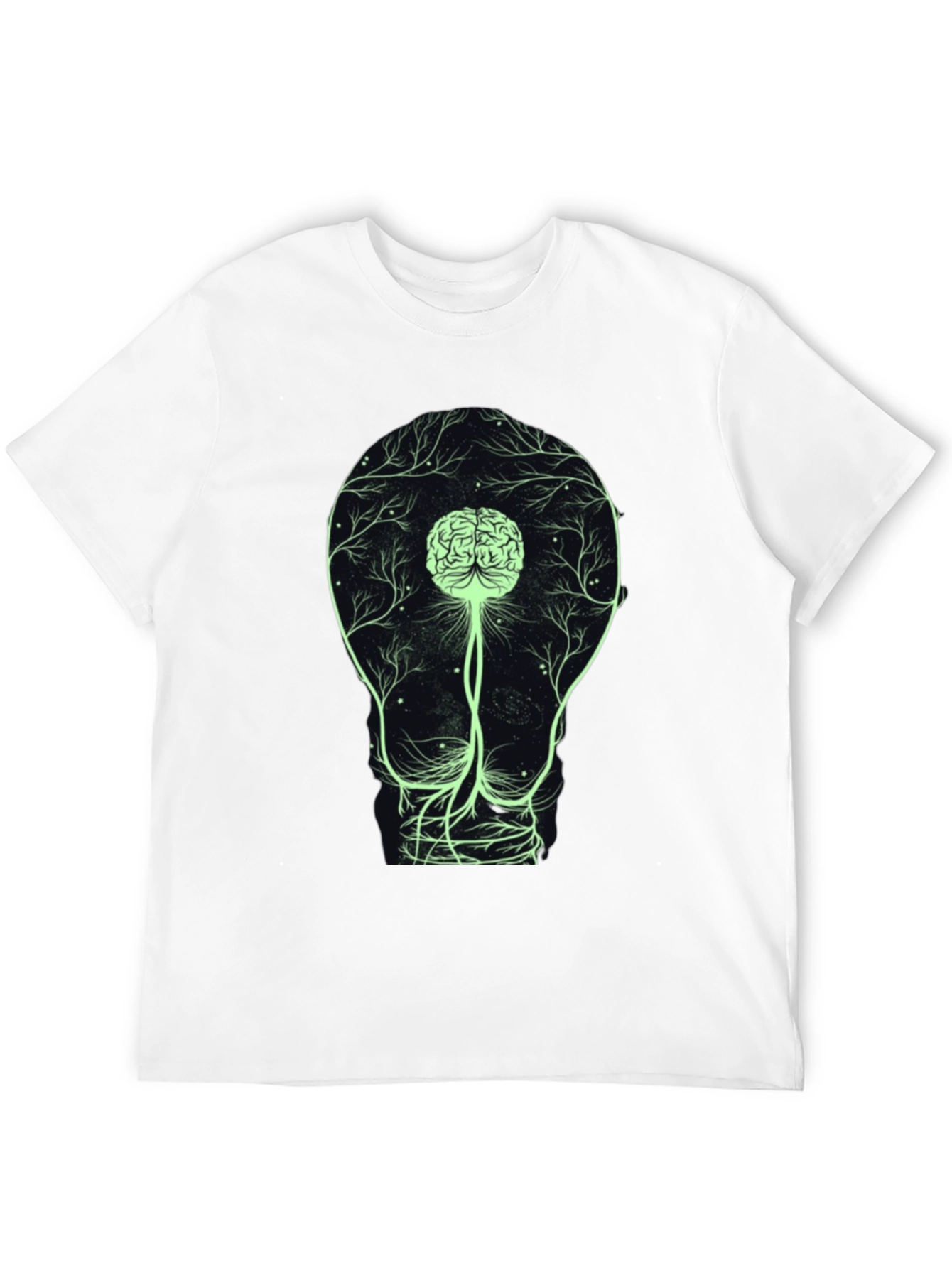 Brain Bulb Tee - Light Up Your Mind