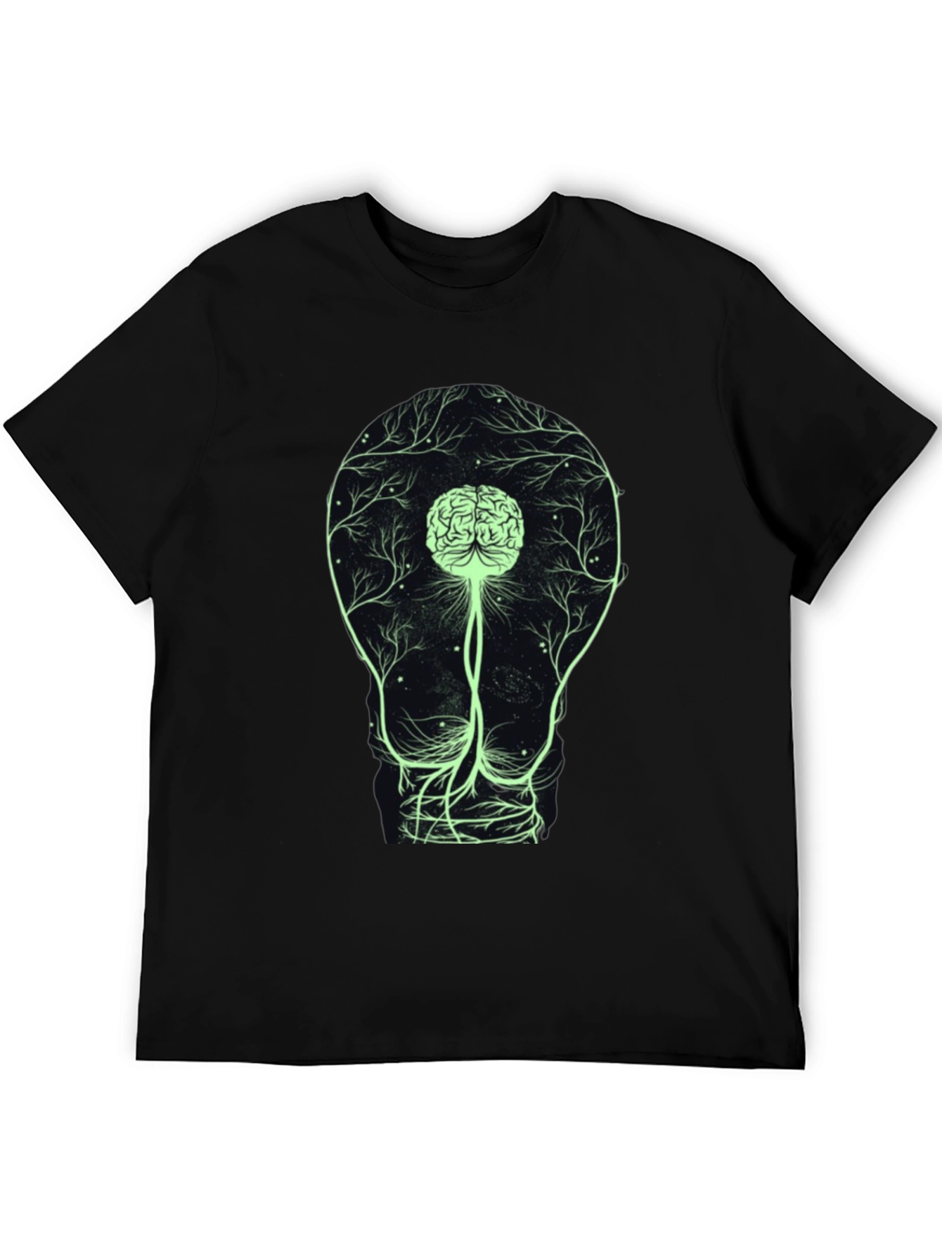 Brain Bulb Tee - Light Up Your Mind