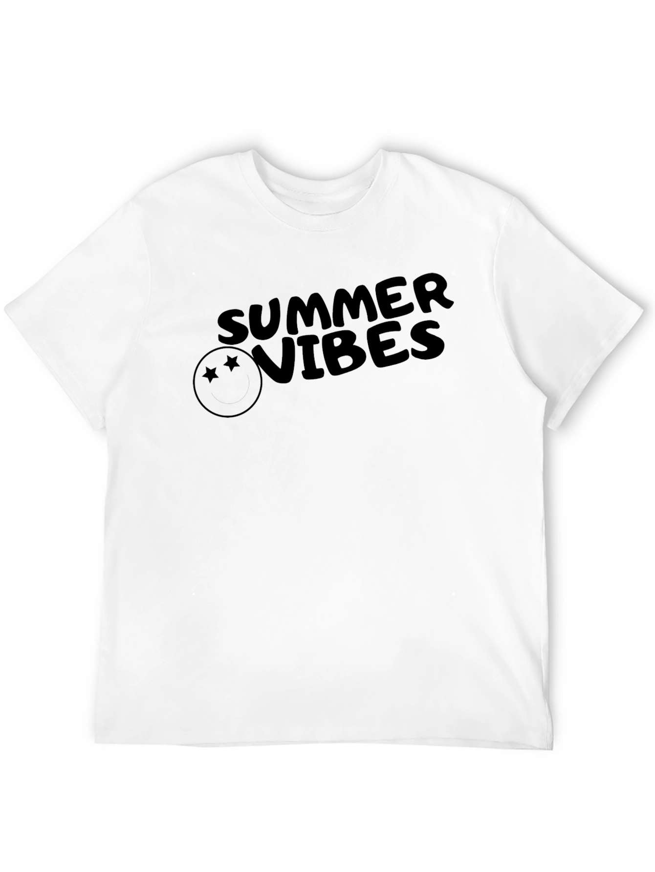 Summer Vibes Graphic Tee - Trendy Black T-Shirt
