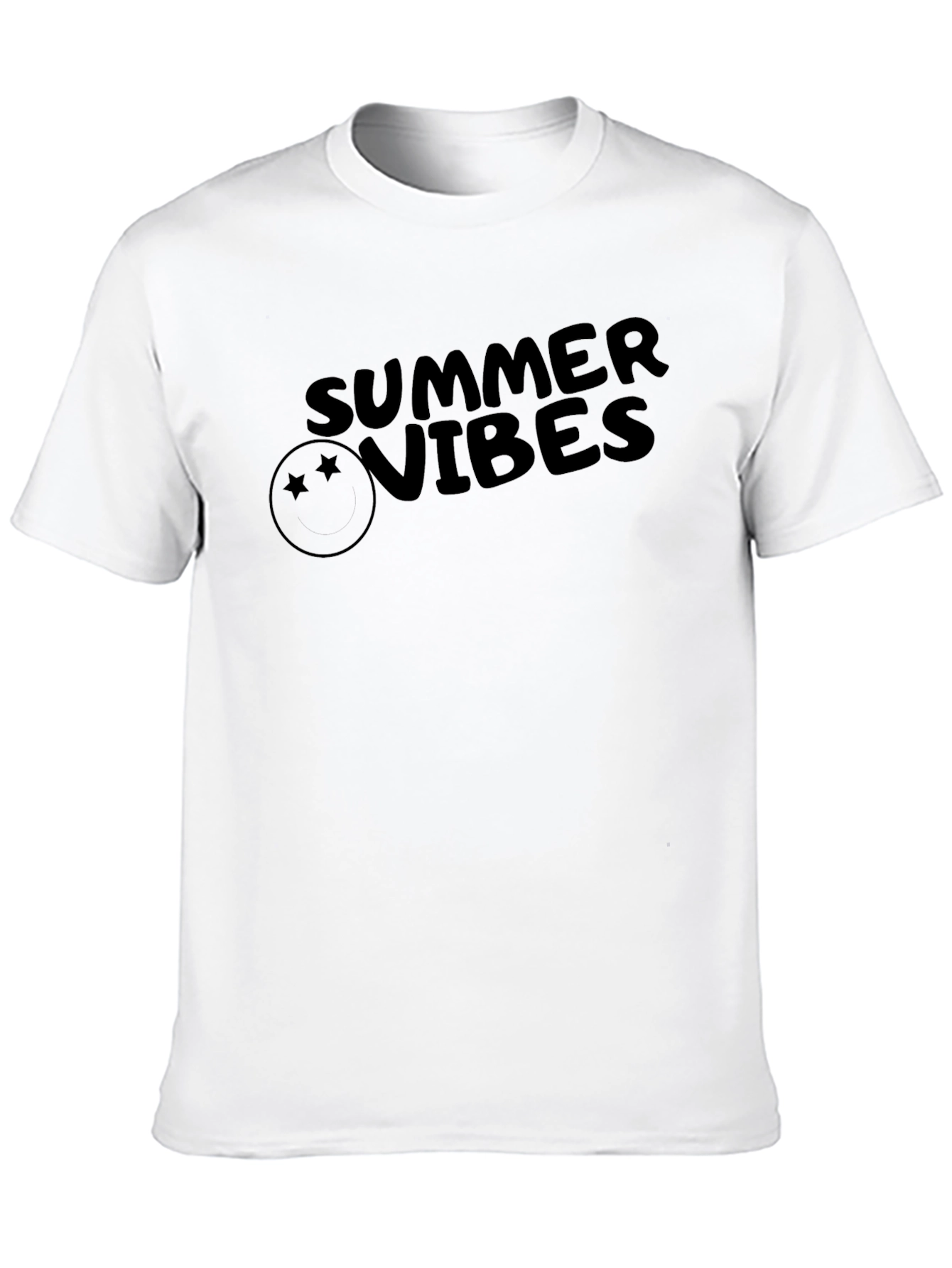 Summer Vibes Graphic Tee - Trendy Black T-Shirt