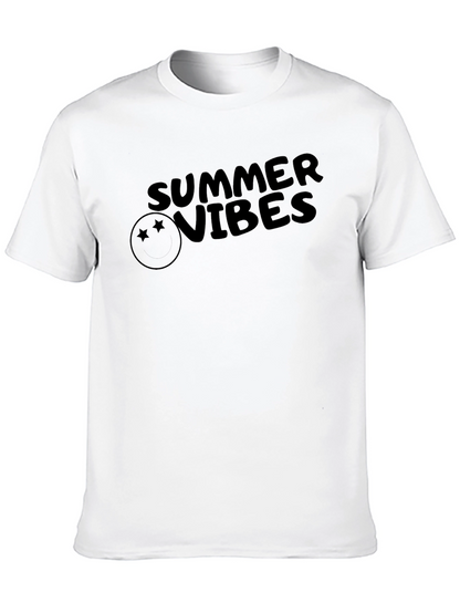 Summer Vibes Graphic Tee - Trendy Black T-Shirt