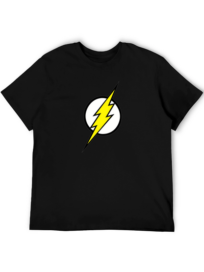 Flash Logo Graphic T-Shirt - Black