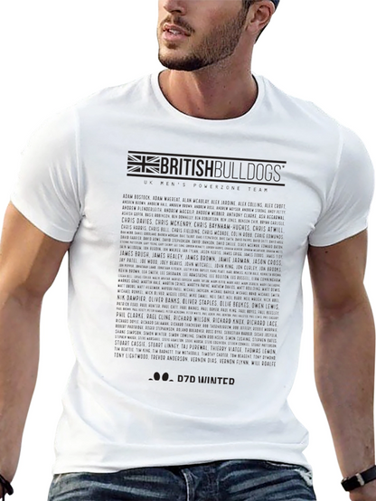 British Bulldogs Black T-Shirt for Men