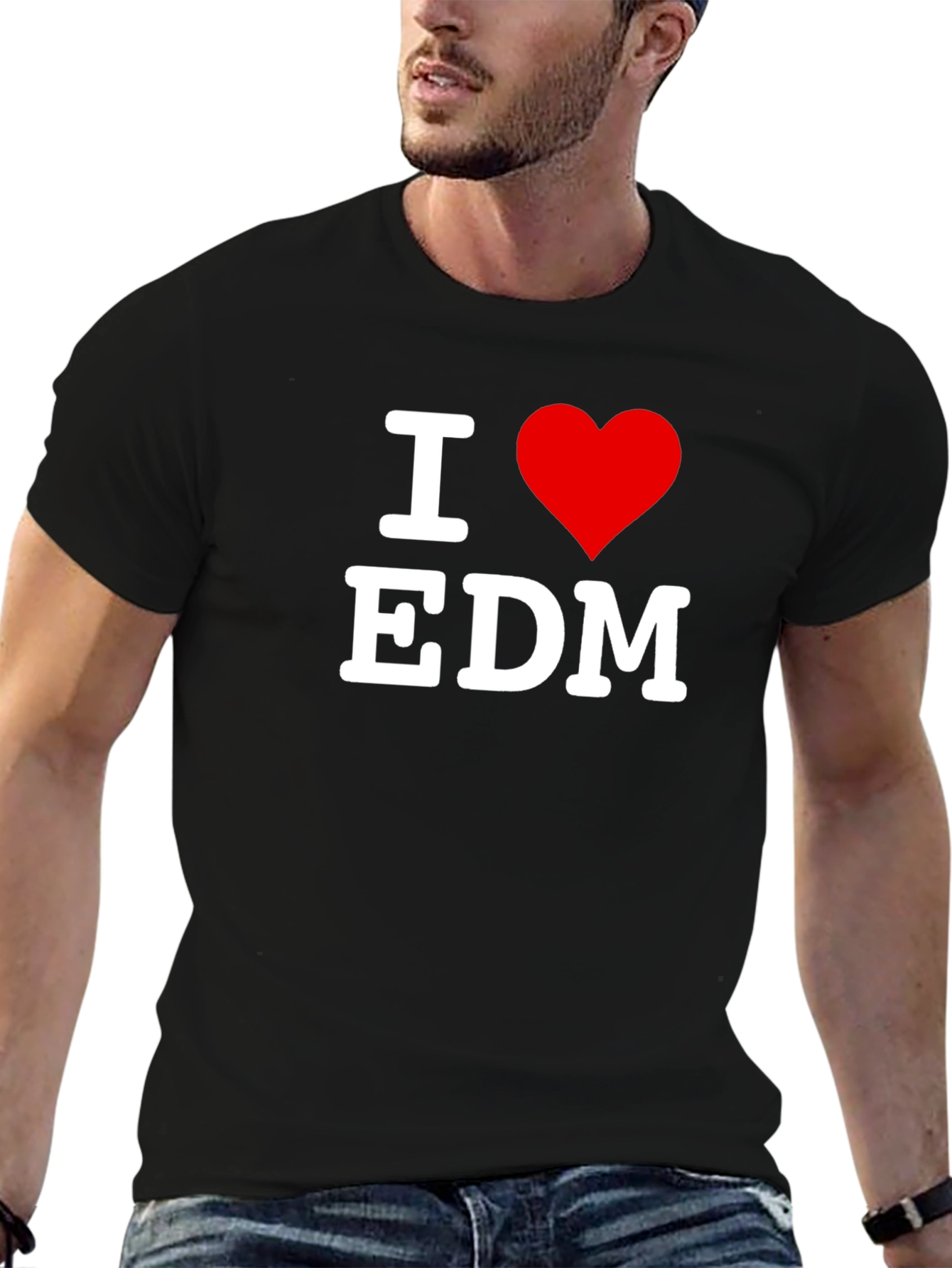 I Love EDM T-Shirt - Electronic Dance Music Tee