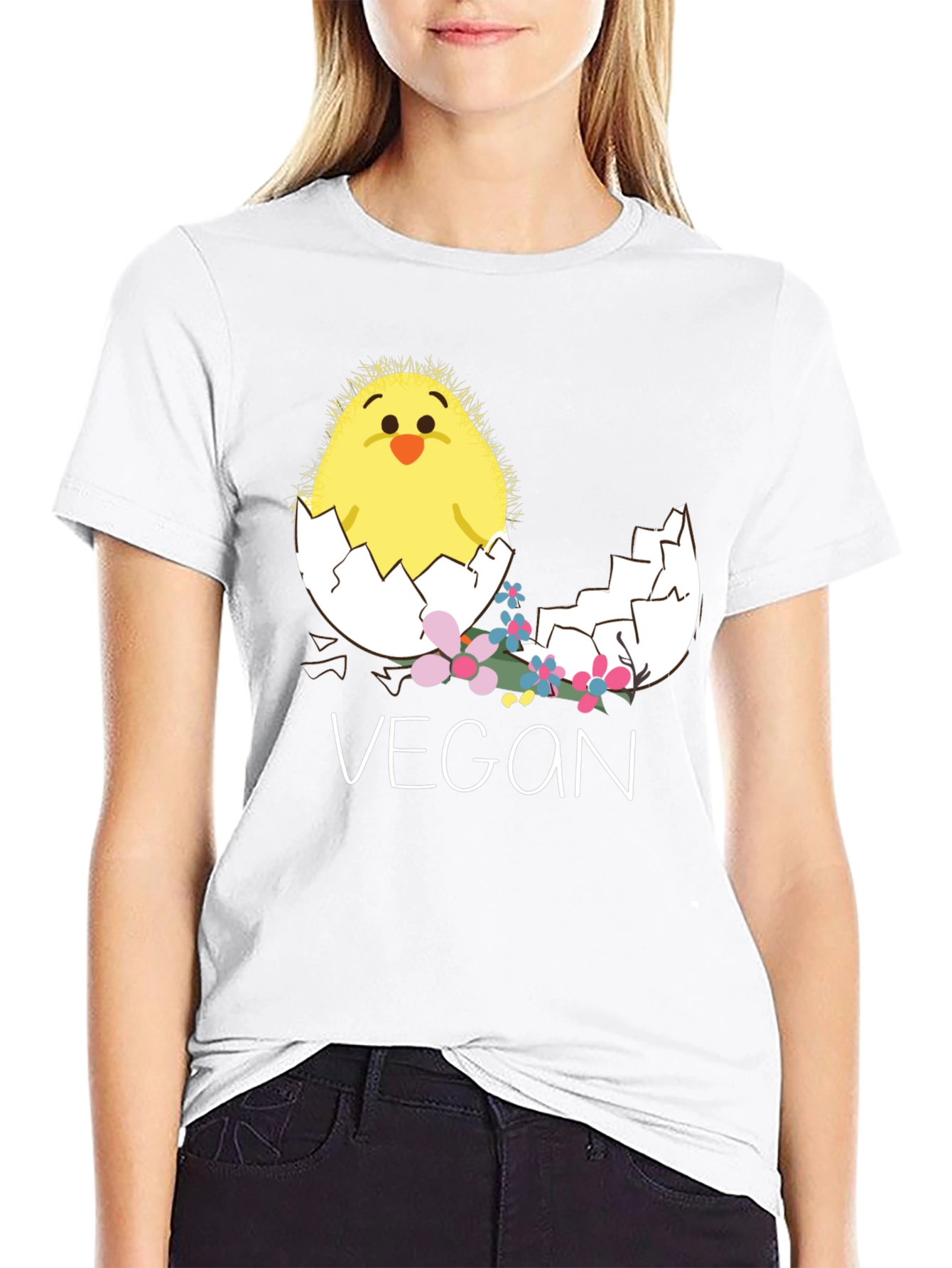 Vegan Chick in Egg T-Shirt