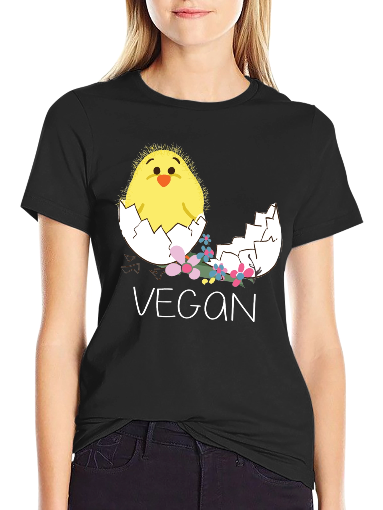 Vegan Chick in Egg T-Shirt