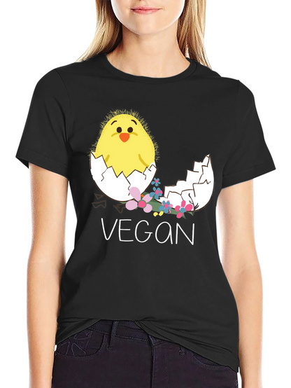 Vegan Chick in Egg T-Shirt
