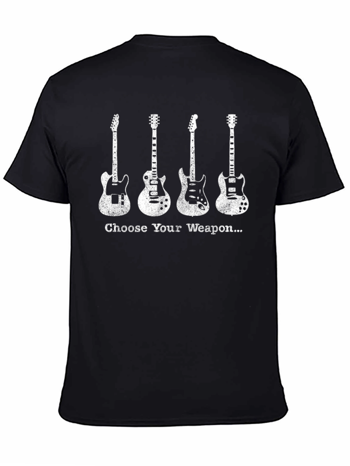 Choose Your Weapon T-Shirt - Guitar Lover Tee