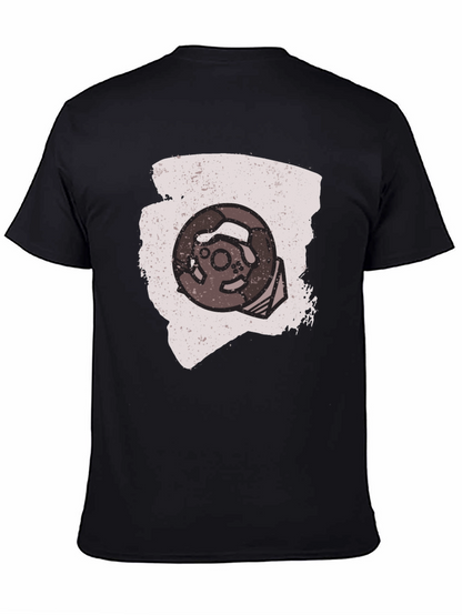 Retro Gaming Wheel Graphic Tee - Gamer Style