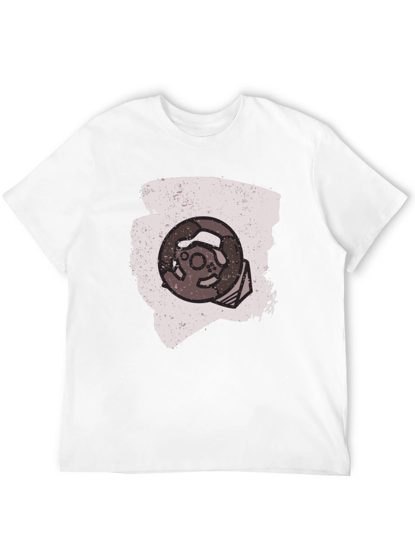 Retro Gaming Wheel Graphic Tee - Gamer Style