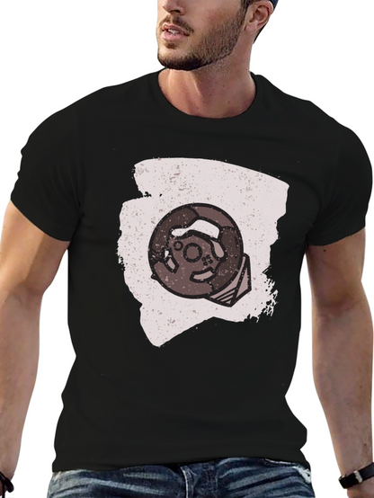 Retro Gaming Wheel Graphic Tee - Gamer Style