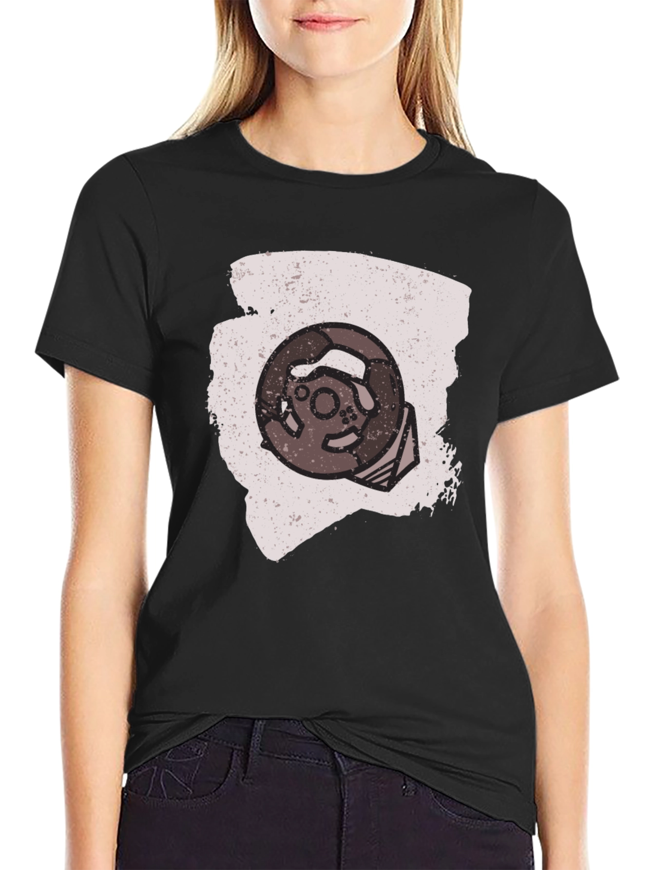 Retro Gaming Wheel Graphic Tee - Gamer Style