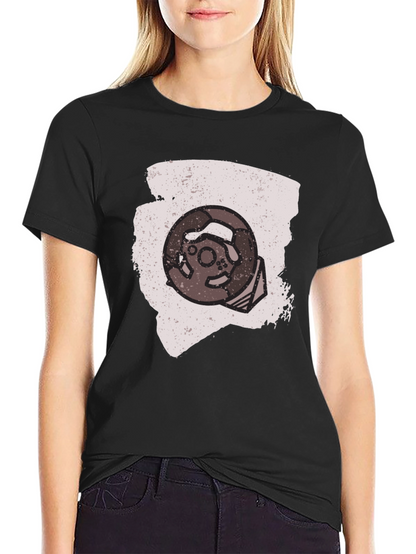 Retro Gaming Wheel Graphic Tee - Gamer Style