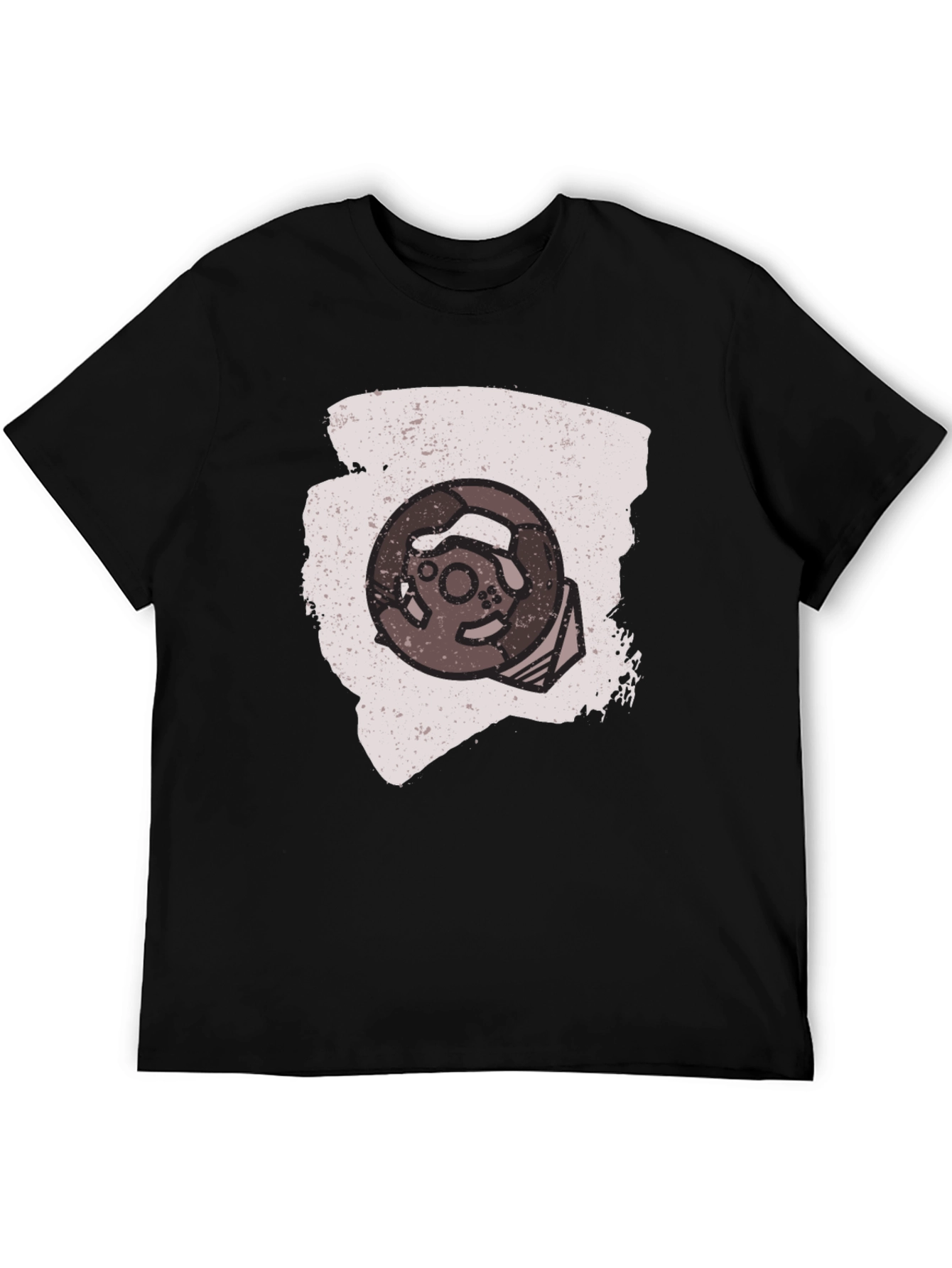 Retro Gaming Wheel Graphic Tee - Gamer Style