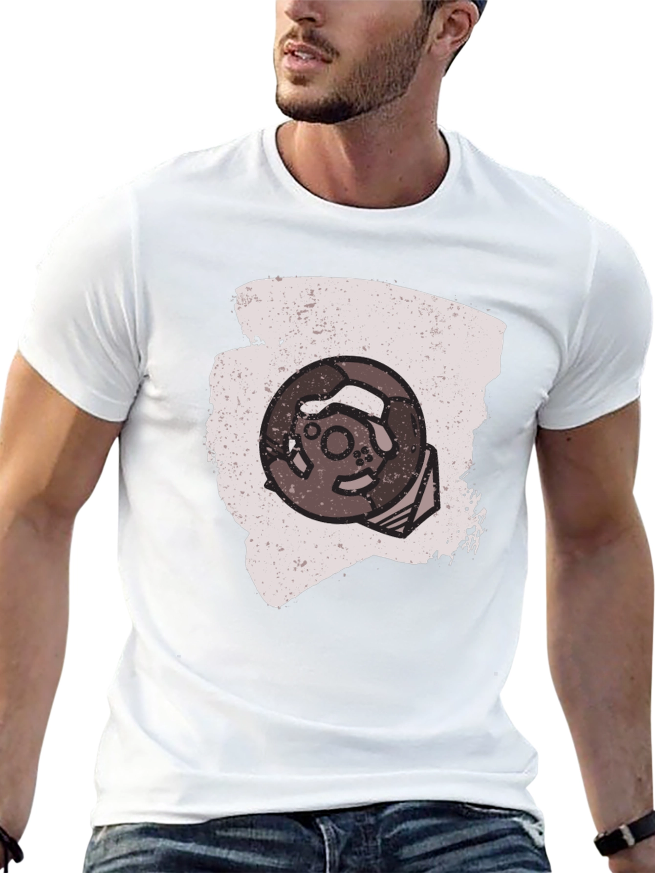 Retro Gaming Wheel Graphic Tee - Gamer Style