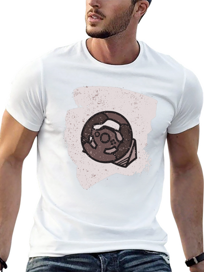 Retro Gaming Wheel Graphic Tee - Gamer Style