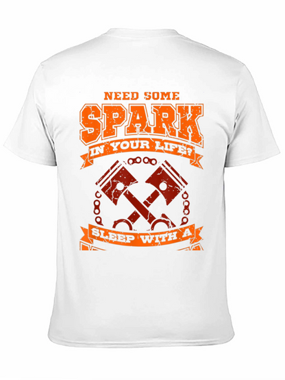 Need Spark T-Shirt - Motorcycle Piston Design