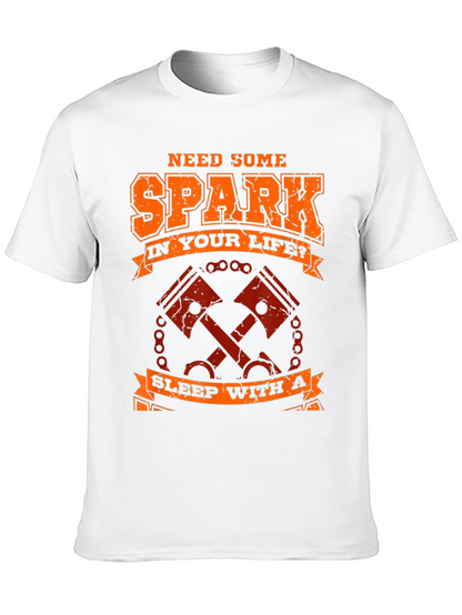 Need Spark T-Shirt - Motorcycle Piston Design