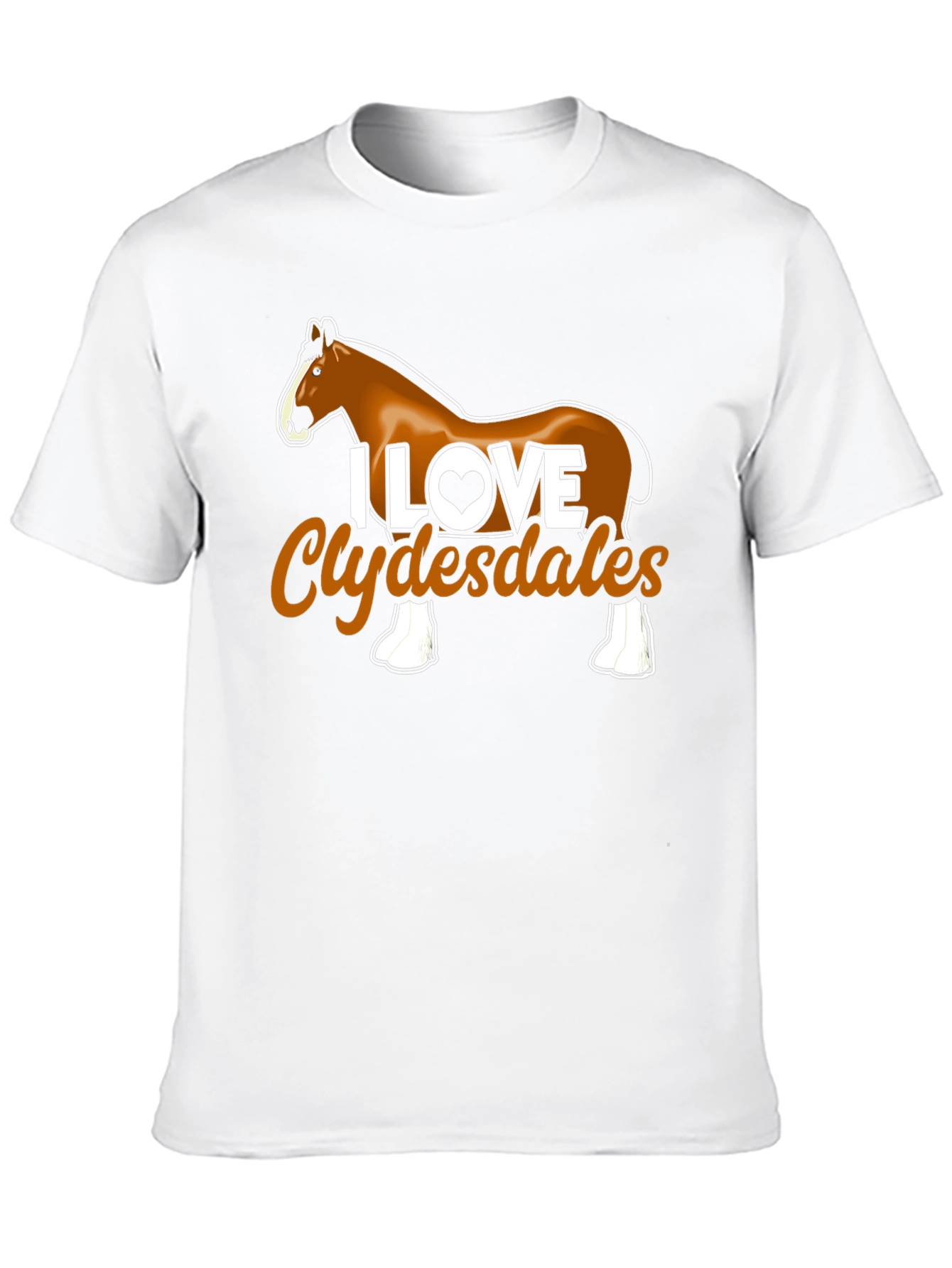 I Love Clydesdales Graphic Tee
