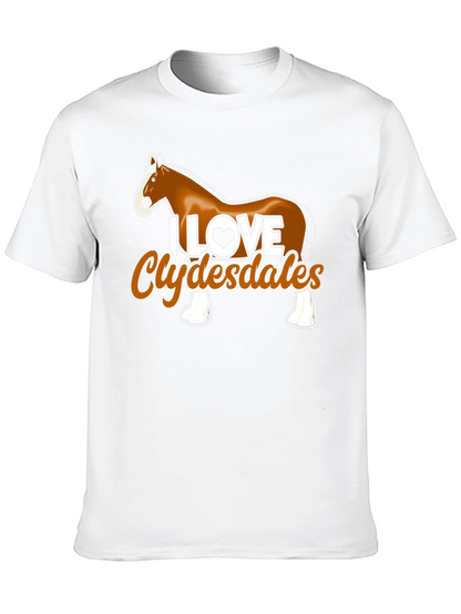 I Love Clydesdales Graphic Tee