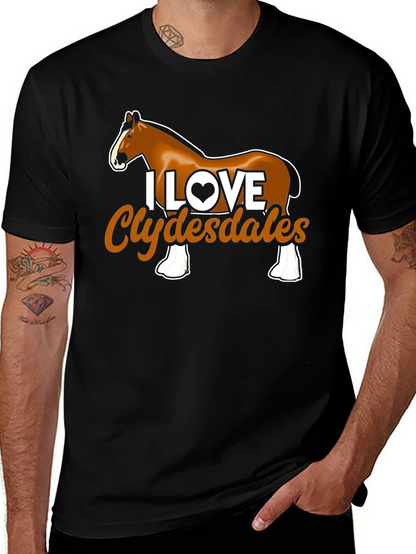 I Love Clydesdales Graphic Tee