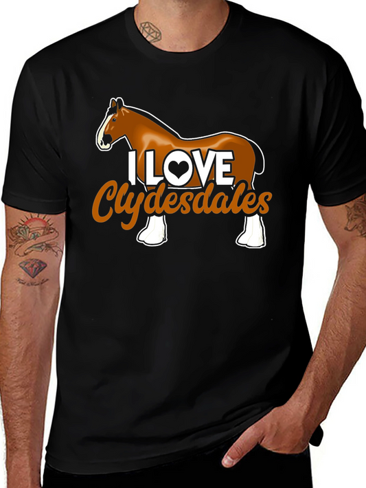 I Love Clydesdales Graphic Tee